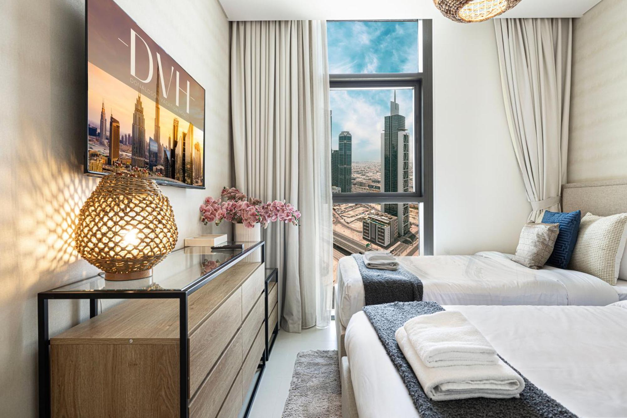 Appartement Burj Crown - Sky High, Downtown Ocean View, Opposite Mall *