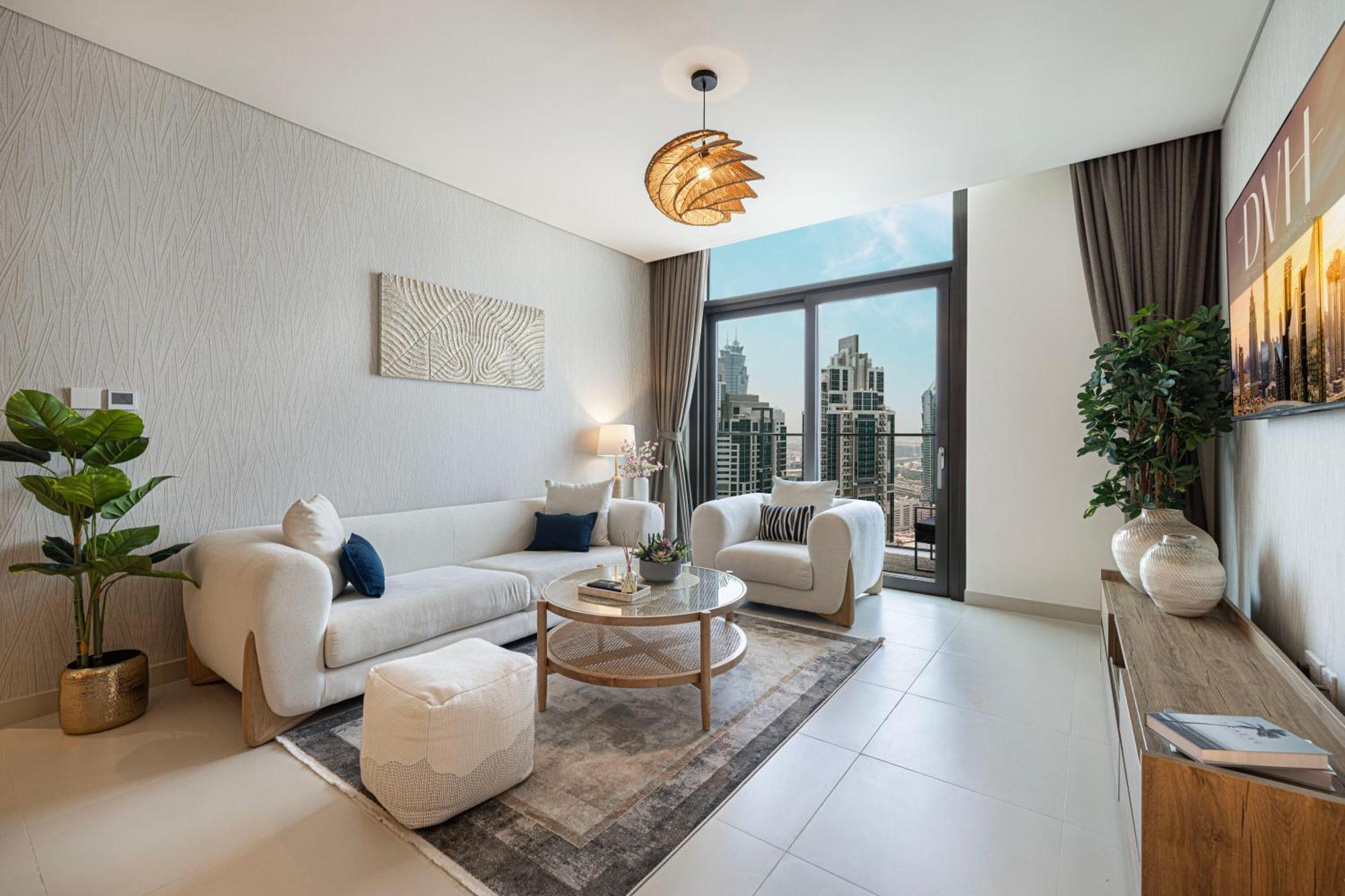 Burj Crown - Sky High, Downtown Ocean View, Opposite Mall Appartement *
